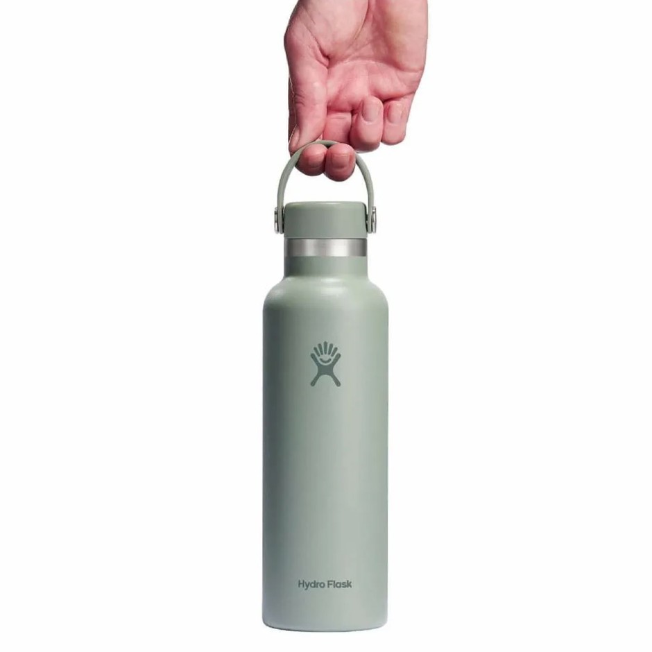 Thermos Bottle Κhaki - Hydro Flask 21 oz Standard Mouth Flex Cap