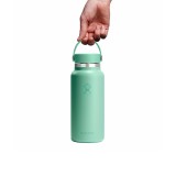 Thermos Bottle Turquoise - Hydro Flask 32 oz Wide Mouth Flex Cap Image 1