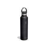 Thermal Bottle Black - Hydro Flask 24 oz Standard Mouth Flex Cap Image 0