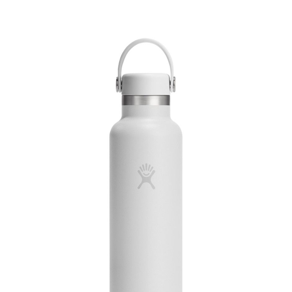 Thermal Bottle White - Hydro Flask 24 oz Standard Mouth Flex Cap