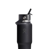Thermos Bottle Black - Hydro Flask 32 oz Wide Mouth With Flex Straw Travel Bottle Image 1