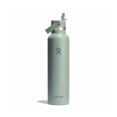 HYDRO FLASK 21 OZ (621 ml) STANDARD FLEX STRAW CAP BOTANICAL BLISS AGAVE S21CFS377P-AGAVE Κhaki