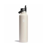 HYDRO FLASK 21 OZ (621 ml) STANDARD FLEX STRAW CAP OAT S21FS114-OAT Ecru Image 