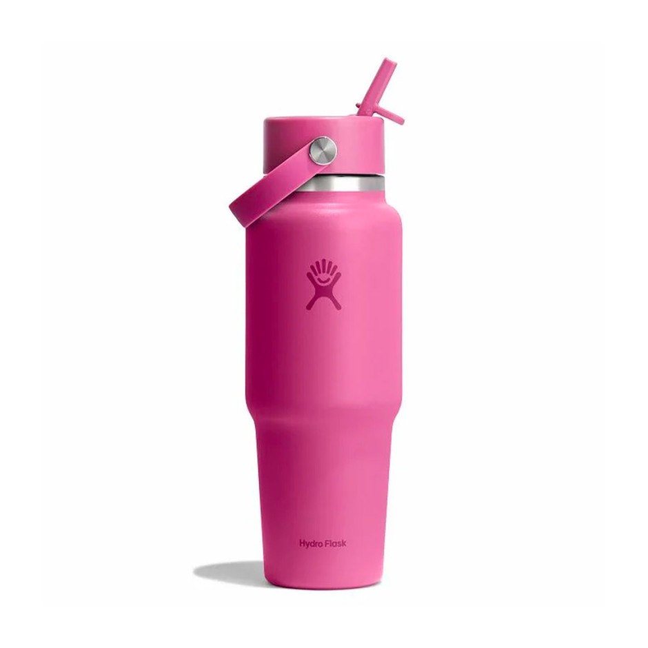 HYDRO FLASK 32 OZ (946 ml) WIDE FLEX STRAW TRAVEL BOTTLE REEF WT32CFS677-REEF Fuchsia