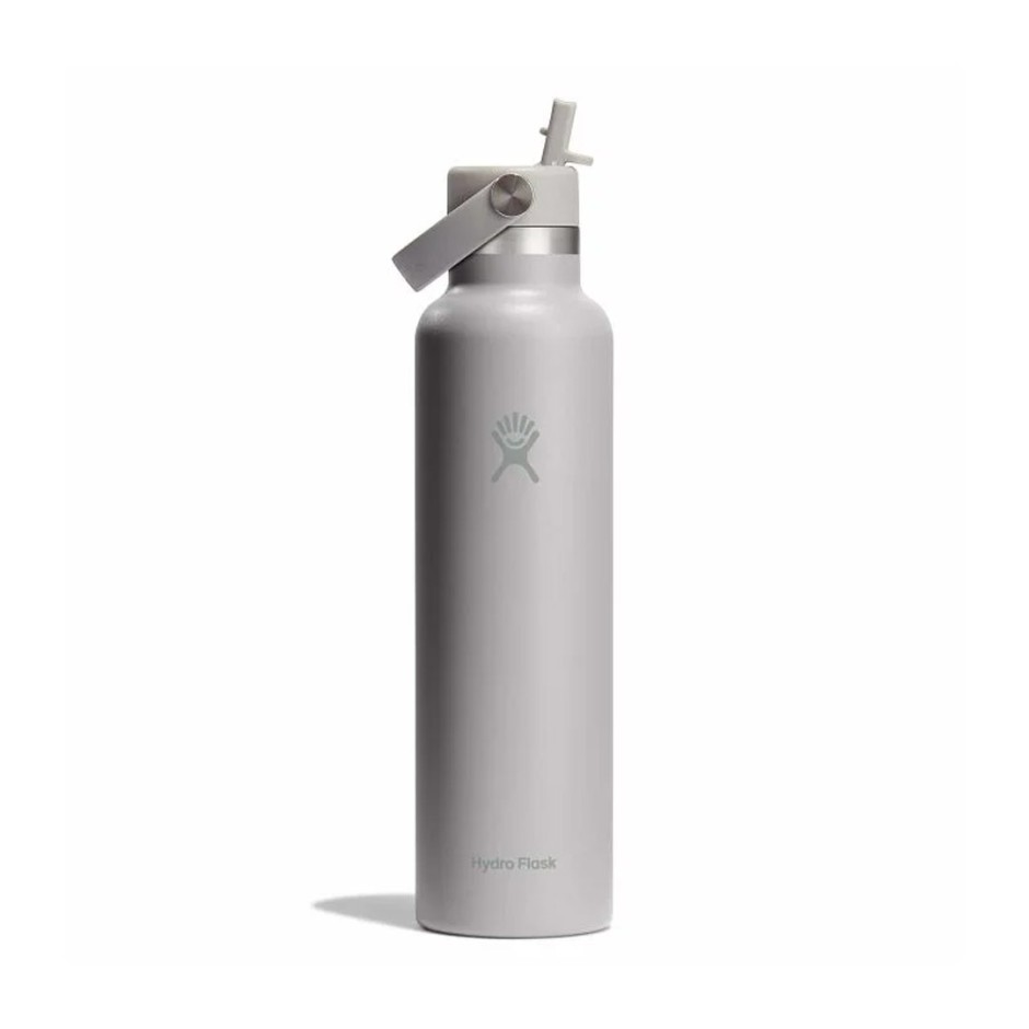 Παγούρι Θερμός Γκρι - Hydro Flask 21 oz Standard Mouth With Flex Straw Cap