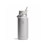 Παγούρι Θερμός Γκρι - Hydro Flask 32 oz Wide Mouth With Flex Straw Cap Εικόνα 
