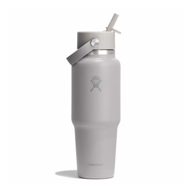 HYDRO FLASK 32 OZ (946 ml) WIDE FLEX STRAW TRAVEL BOTTLE BIRCH WT32CFS035-BIRCH Grey