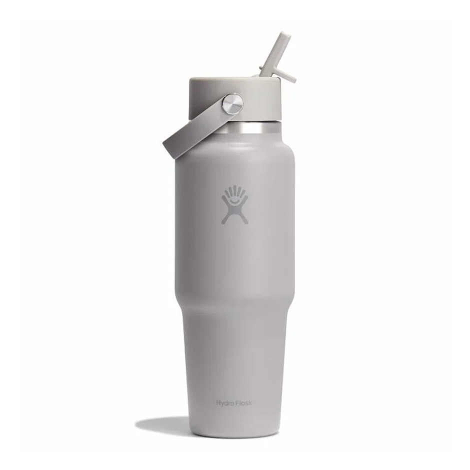 HYDRO FLASK 32 OZ (946 ml) WIDE FLEX STRAW TRAVEL BOTTLE BIRCH WT32CFS035-BIRCH Grey