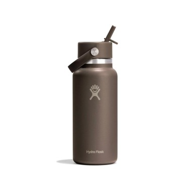 HYDRO FLASK 32 OZ  (946 ml) WIDE FLEX STRAW CAP SANDPIPER W32CFS217 Brown