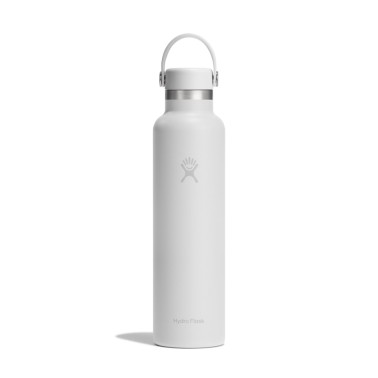 Thermal Bottle White - Hydro Flask 24 oz Standard Mouth Flex Cap