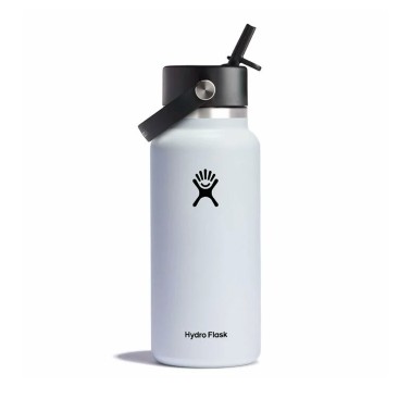 HYDRO FLASK 32 OZ (946 ml) WIDE FLEX CAP WHITE W32BTS110-WHITE White