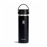 HYDRO FLASK 20 OZ (591ml) WIDE FLEX SIP LID BLACK W20BCX001-BLACK Black Image 