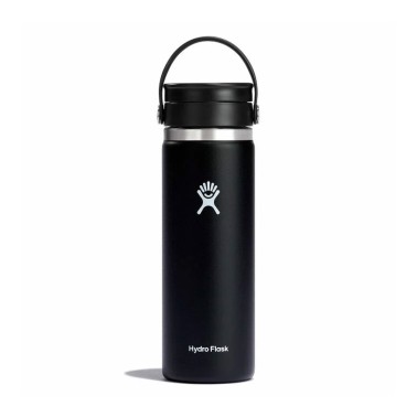 HYDRO FLASK 20 OZ (591ml) WIDE FLEX SIP LID BLACK W20BCX001-BLACK Black
