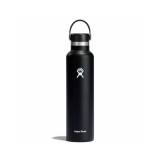 HYDRO FLASK 24 OZ (710 ml) STANDARD FLEX CAP BLACK S24SX001-BLACK Black Image 