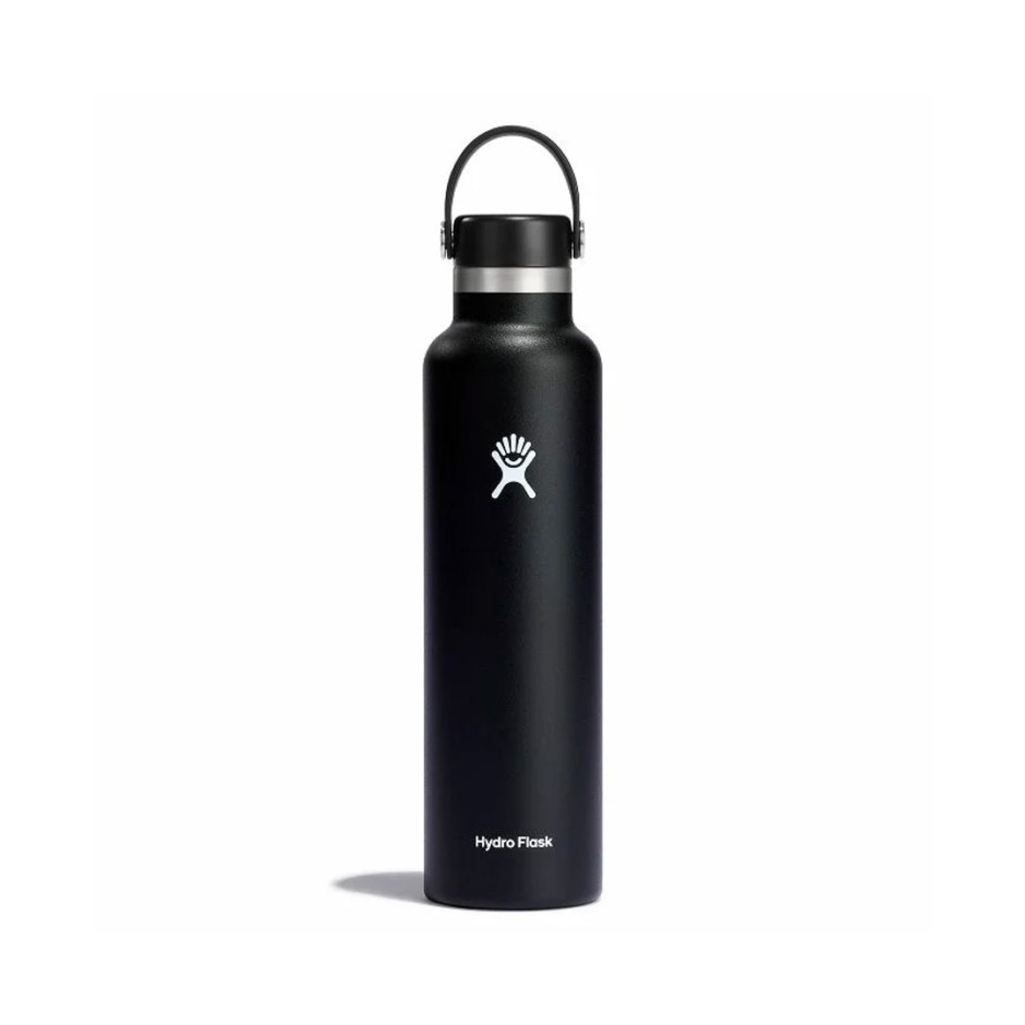 HYDRO FLASK 24 OZ (710 ml) STANDARD FLEX CAP BLACK S24SX001-BLACK Black