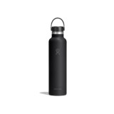 Thermal Bottle Black - Hydro Flask 24 oz Standard Mouth Flex Cap Image 