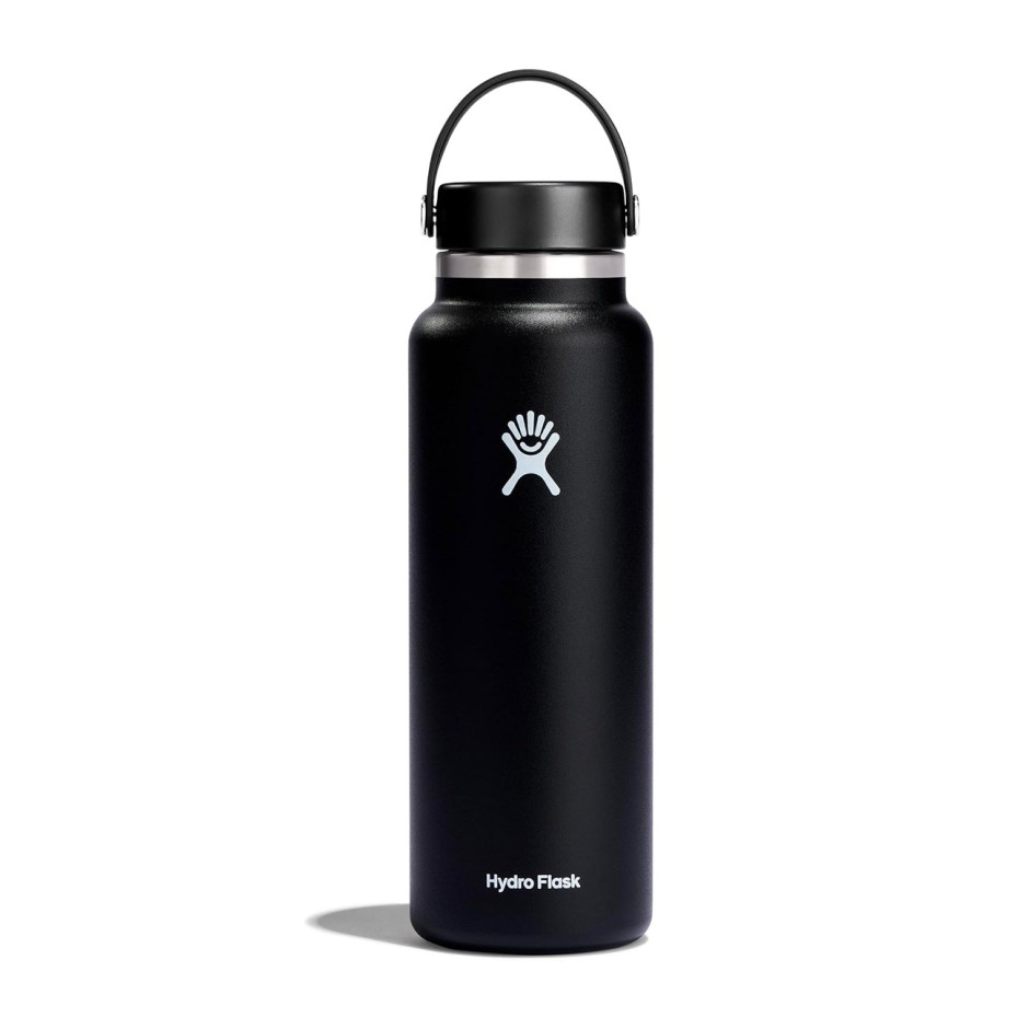 Παγούρι Θερμός Μαύρο - Hydro Flask 40 oz Wide Mouth Flex Cap