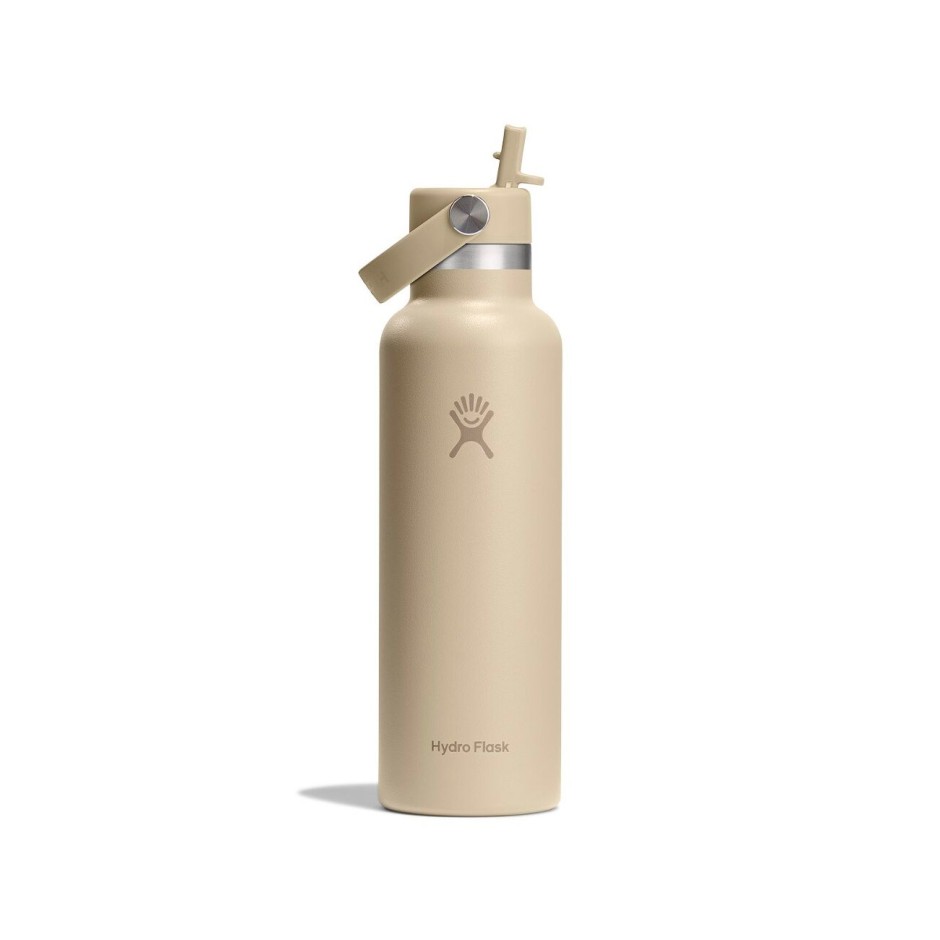 HYDRO FLASK 21 OZ (621 ml) STANDARD FLEX STRAW CAP OAT S21CFS114 Beige