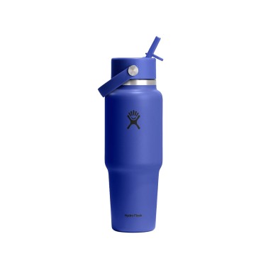 Παγούρι Θερμός Μπλε - Hydro Flask 32 oz Wide Mouth With Flex Straw Travel Bottle