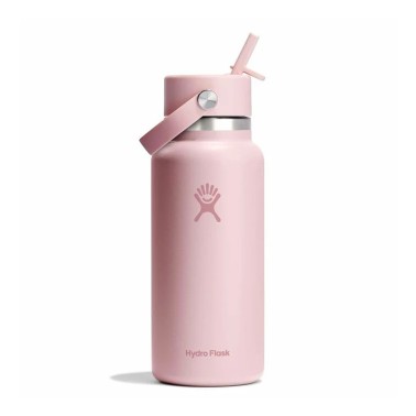 HYDRO FLASK 32 OZ (946 ml) WIDE FLEX STRAW CAP TRILLIUM W32CFS678-TRILLIUM Pink