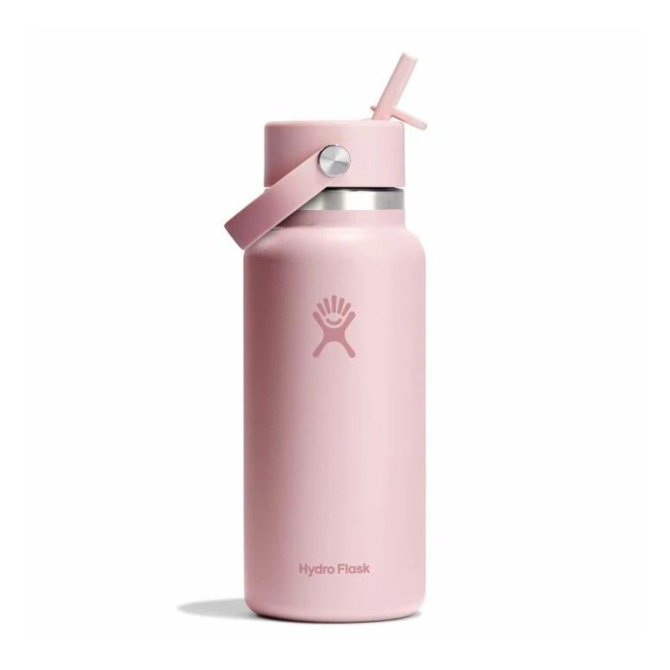 HYDRO FLASK 32 OZ (946 ml) WIDE FLEX STRAW CAP TRILLIUM W32CFS678-TRILLIUM Pink