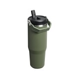 Thermal Bottle Κhaki - Stanley IceFlow Flip Straw 2.0 Tumbler Image 0
