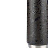 ESTIA INSULATED BOTTLE TRAVEL CUP SAVE THE AEGEAN 500ML NOIR ECHO 01-22631 Black Image 1