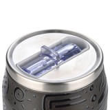 ESTIA INSULATED BOTTLE TRAVEL CUP SAVE THE AEGEAN 500ML NOIR ECHO 01-22631 Black Image 3