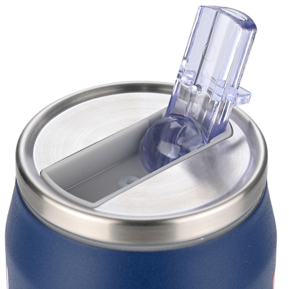 ESTIA INSULATED BOTTLE TRAVEL CUP SAVE THE AEGEAN 500ML VIBRANT VORTEX 01-22662 Blue