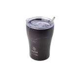 ESTIA INSULATED COFFEE MUG SAVE THE AEGEAN 350ML PENTELICA BLACK 01-16913 Black Image 0