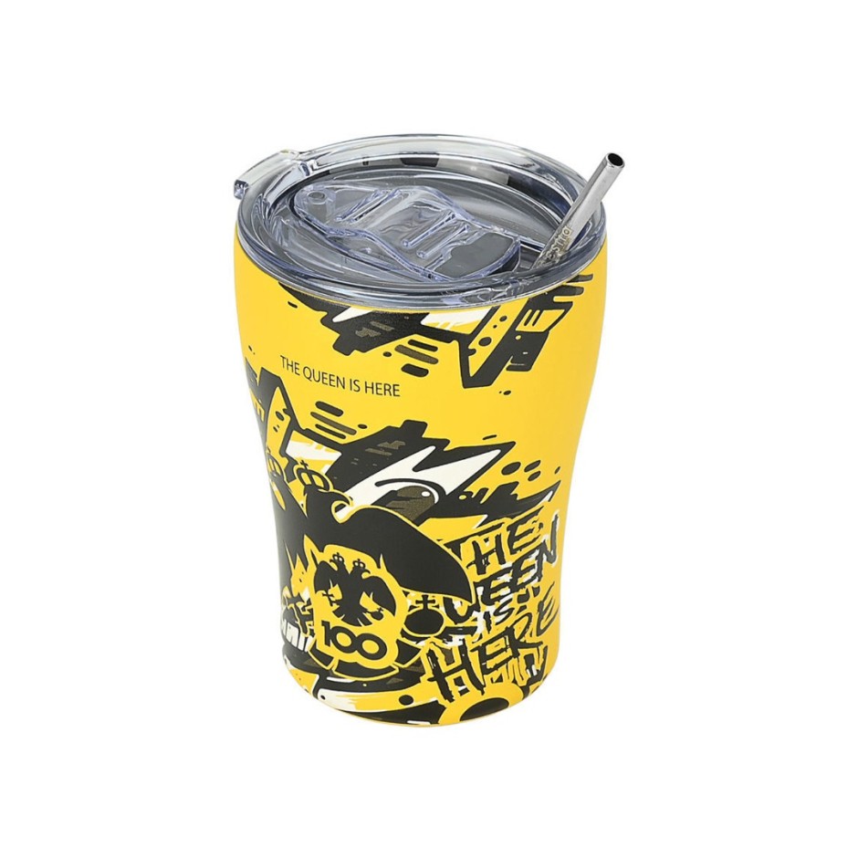Ποτήρι Θερμός Κίτρινο - Estia Coffee Mug AEK BC Edition The Queen Is Here