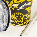 ESTIA COFFEE MUG AEK THE QUEEN IS HERE 00-27261 Yellow Image 1
