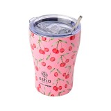 ESTIA COFFEE MUG STA 350ml CHERRY ROSE 01-16876 Pink Image 0