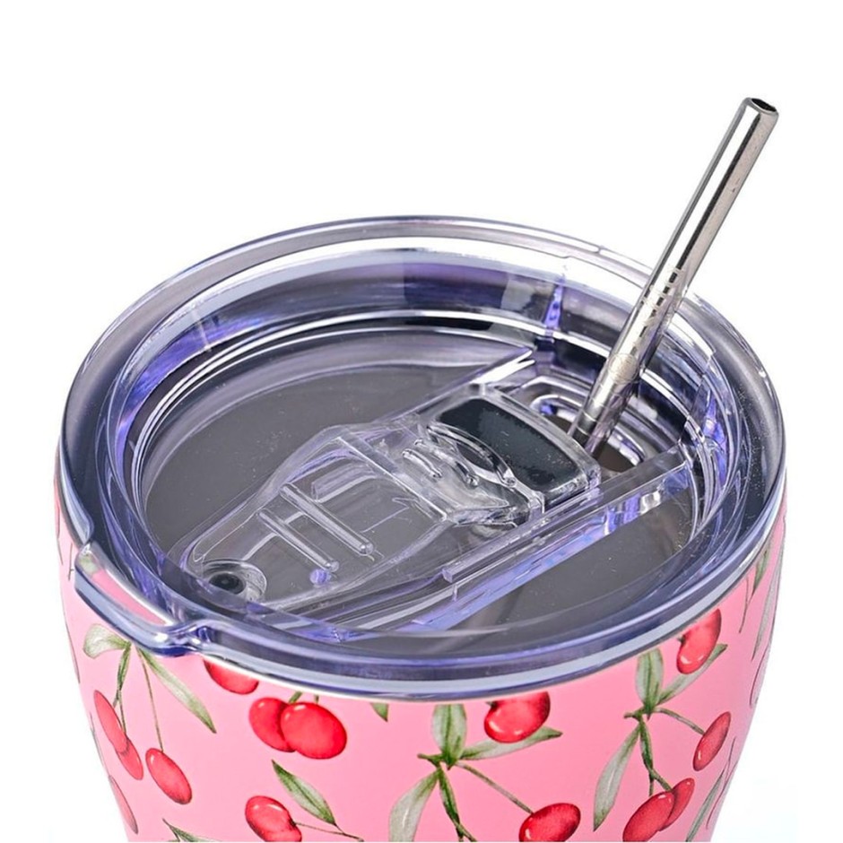 ESTIA COFFEE MUG STA 350ml CHERRY ROSE 01-16876 Pink