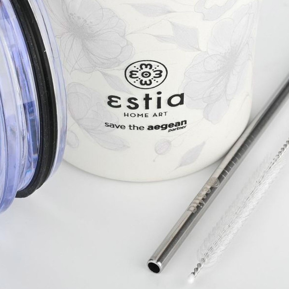 ESTIA COFFEE MUG STA 350ml TERRA SERENITY 01-23034 Ecru