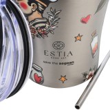 ESTIA COFFEE MUG STA 350ml 01-31770 Silver Image 0