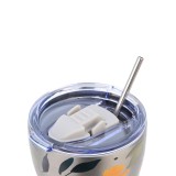 Ποτήρι Θερμός Ασημί - Estia Coffee Mug Save The Aegean Silver Botanic Εικόνα 1