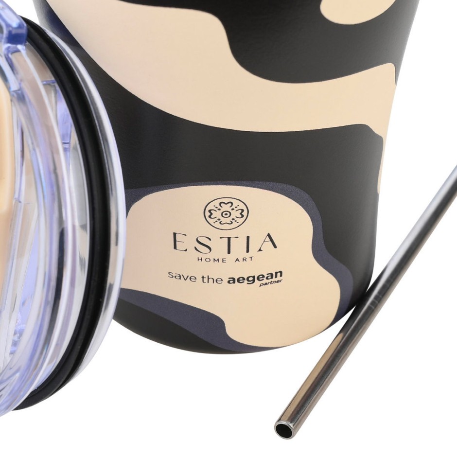 Ποτήρι Θερμός Πολύχρωμο - Estia Coffee Mug Save The Aegean Bold Drift