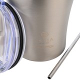 Ποτήρι Θερμός Ασημί - Estia Coffee Mug Save The Aegean Steel Flow Εικόνα 0
