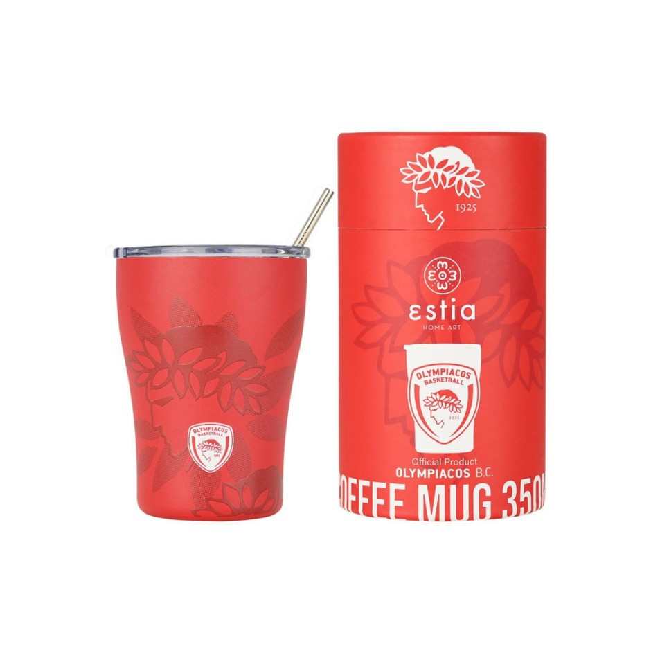 ESTIA COFFEE MUG OLYMPIACOS BC 00-27230 Red