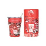 ESTIA COFFEE MUG OLYMP. TOGETHER WE FIGHT 00-27223 Red Image 