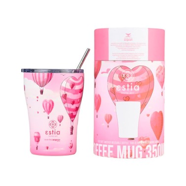 ESTIA COFFEE MUG STA 350ml LOVE ASCEND 01-23102 Pink