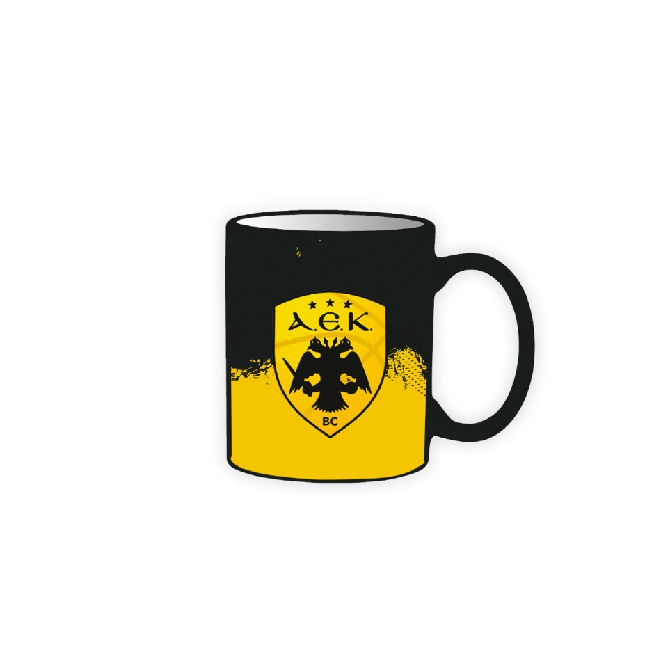 NAKAS GROUP COLLECTABLE MUG - AEK BASKETBALL 1 / THE QUEEN IS HERE BZ.XP.RP.00736 Κίτρινο