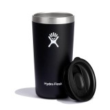 HYDRO FLASK 12 OZ (355 ml) ALL AROUND TUMBLER PRESS-IN LID BLACK T12CPB001-BLACK Black Image 0