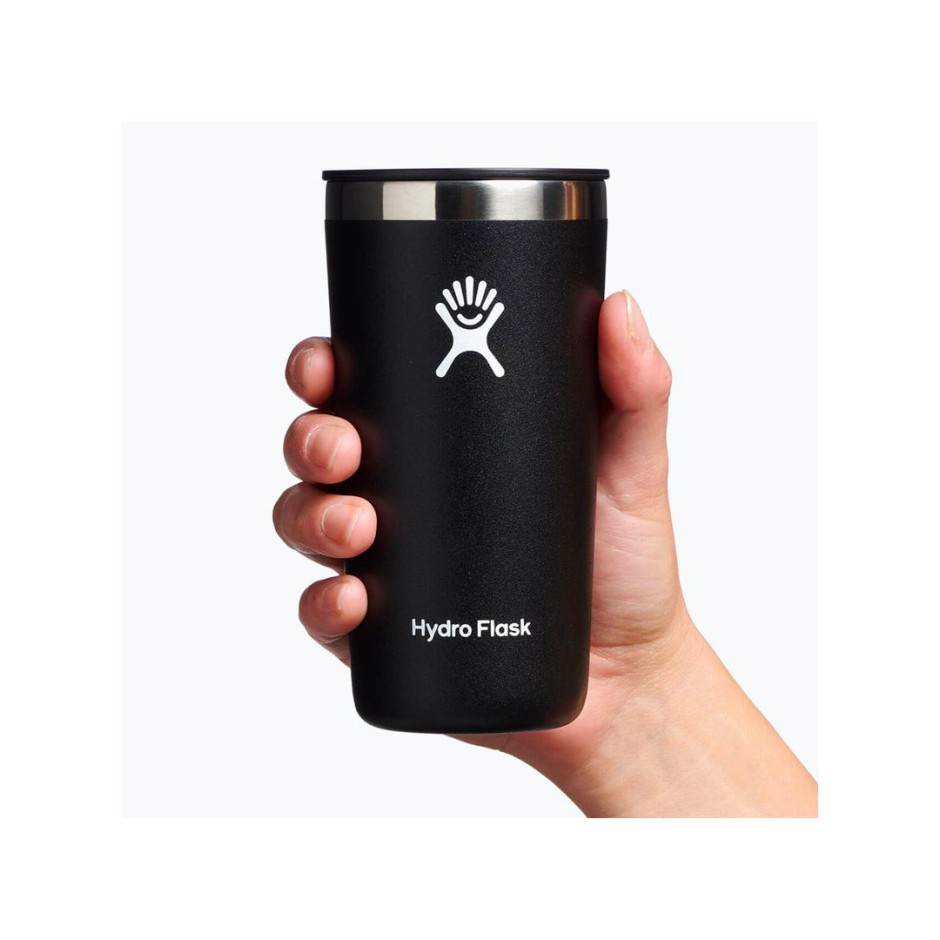 Ποτήρι Θερμός Μαύρο - Hydro Flask 12 oz All Around Tumbler Cap