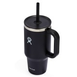 HYDRO FLASK 32 OZ (946ml) ALL AROUND TRAVEL TUMBLER BLACK TT32PS001-BLACK Black Image 0