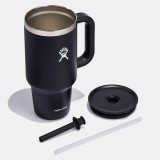 HYDRO FLASK 32 OZ (946ml) ALL AROUND TRAVEL TUMBLER BLACK TT32PS001-BLACK Black Image 2