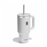 HYDRO FLASK 32 OZ (946ml) ALL AROUND TRAVEL TUMBLER WHITE TT32PS110-WHITE White Image 0