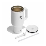 HYDRO FLASK 32 OZ (946ml) ALL AROUND TRAVEL TUMBLER WHITE TT32PS110-WHITE White Image 2
