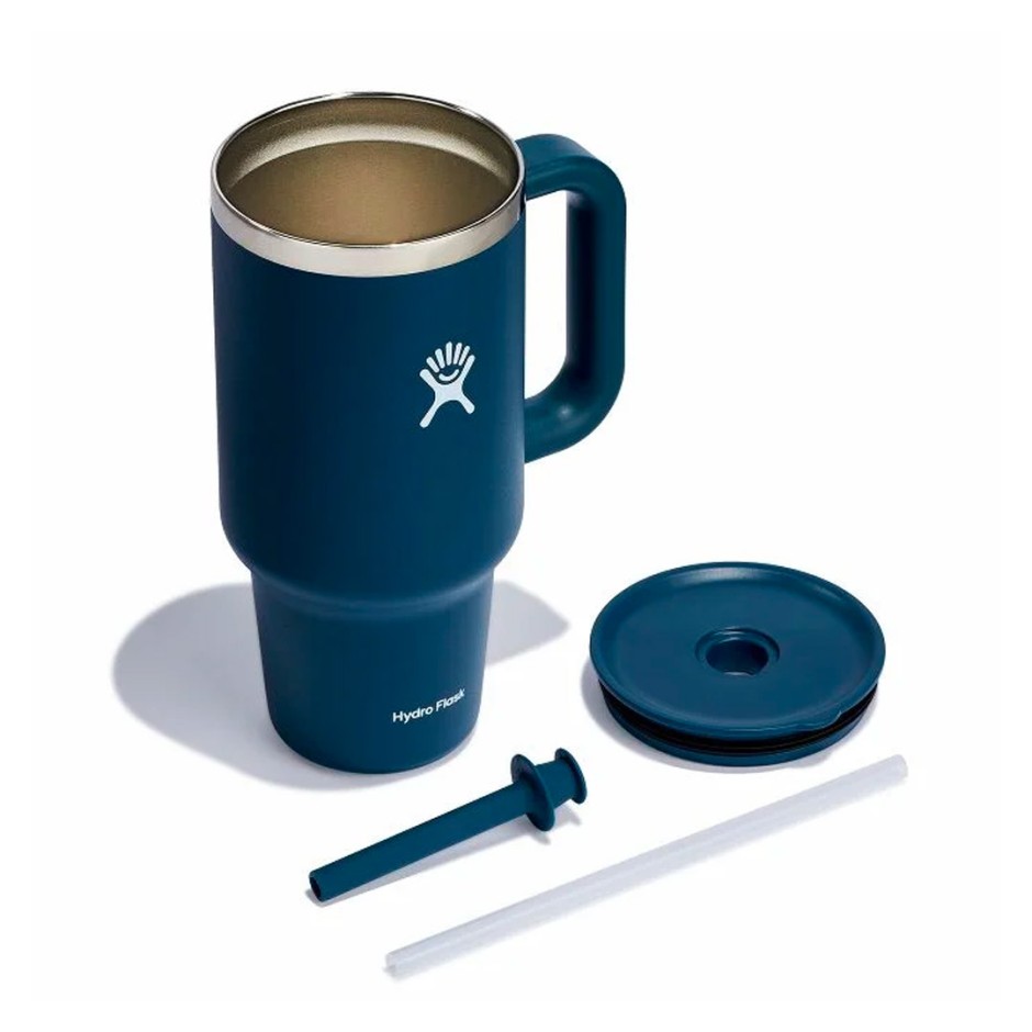 HYDRO FLASK 32 OZ (946ml) ALL AROUND TRAVEL TUMBLER INDIGO TT32PS464-INDIGO Blue